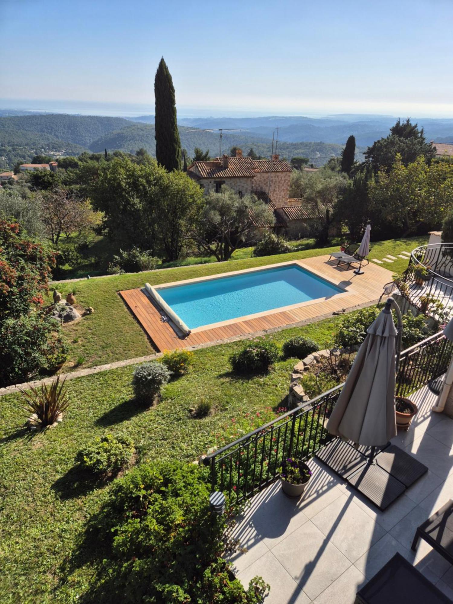 La Tourrette Bed & Breakfast Tourrettes-sur-Loup Dış mekan fotoğraf